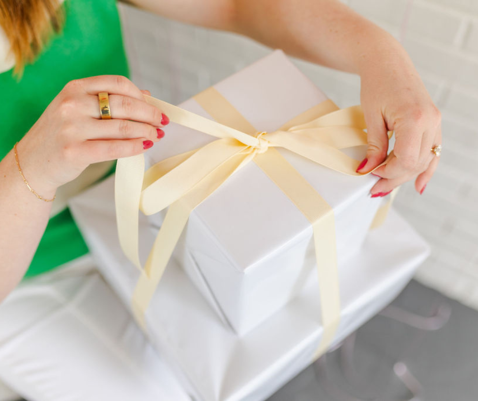 Wrapping a gift