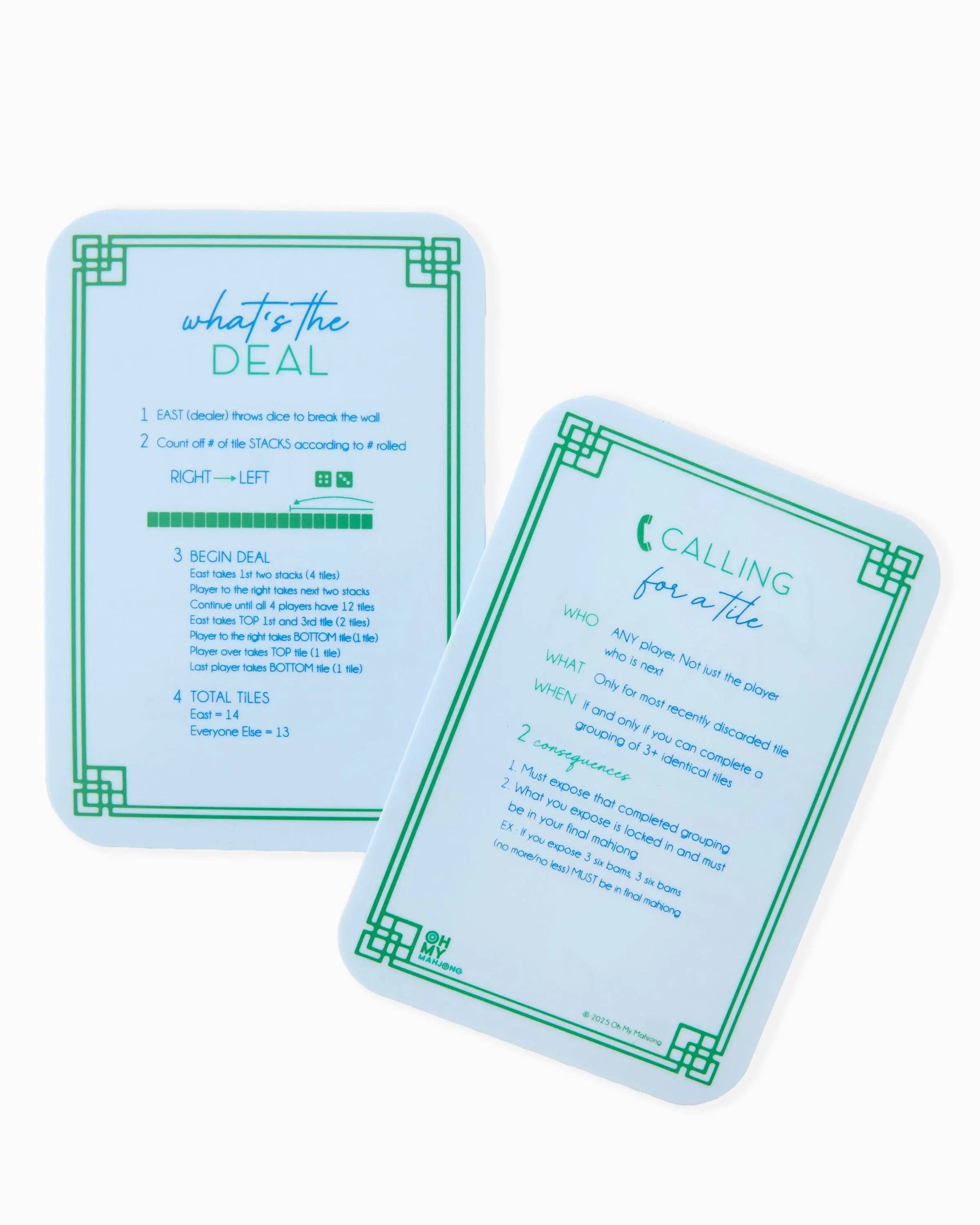 Light Blue Shuffler Oh My Mahjong