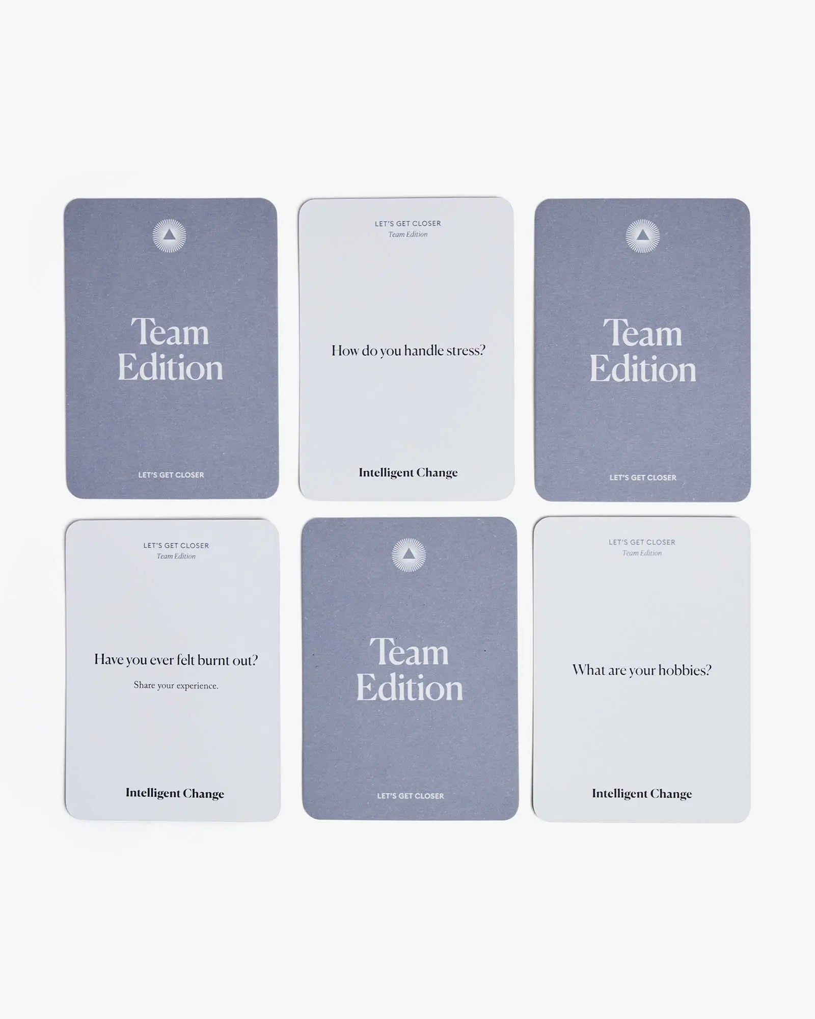Get Closer Team Edition - Question Card Game - Employee Fun Intelligent Change