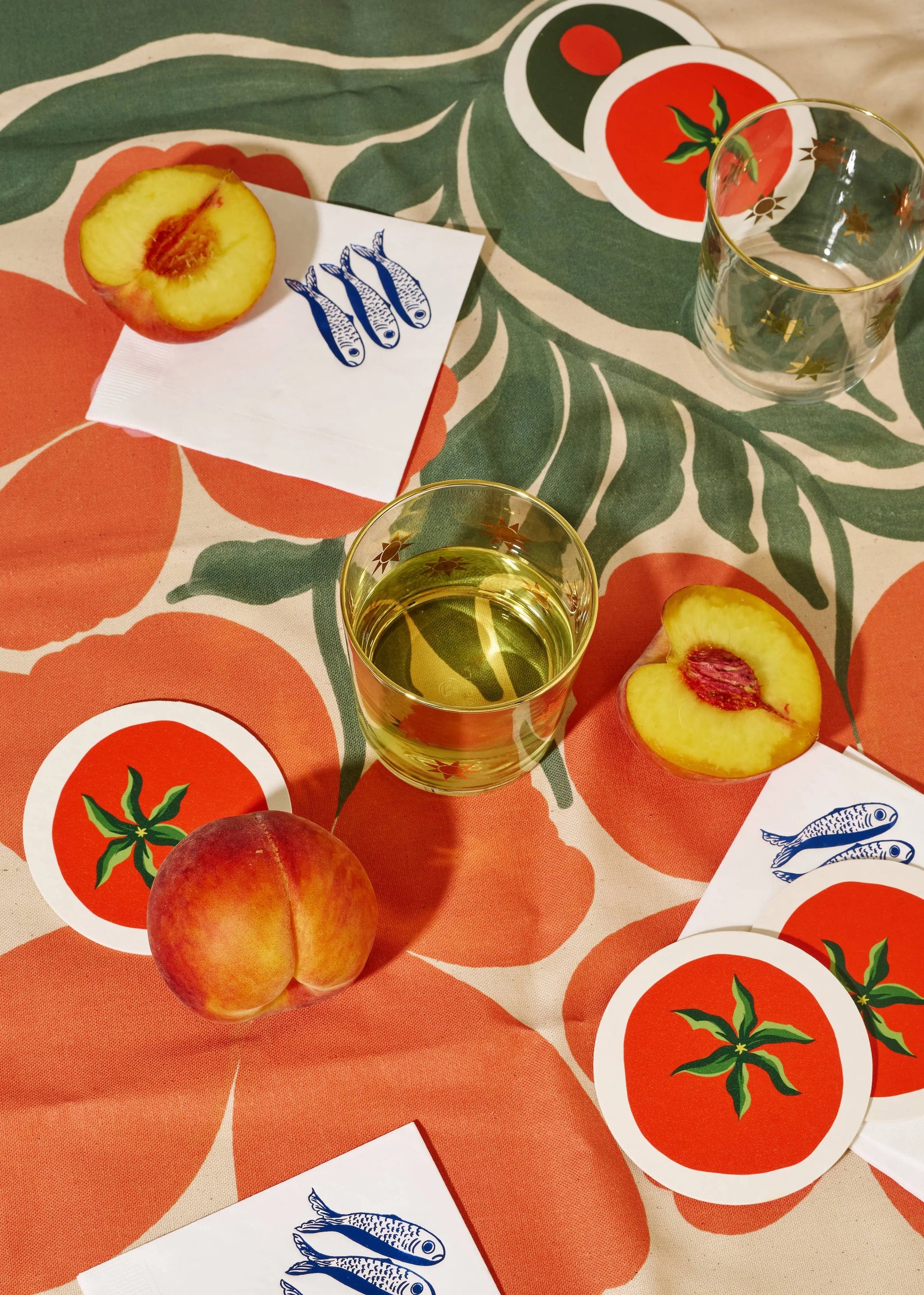 Tomato Coasters | Set of Four One & Only Paper