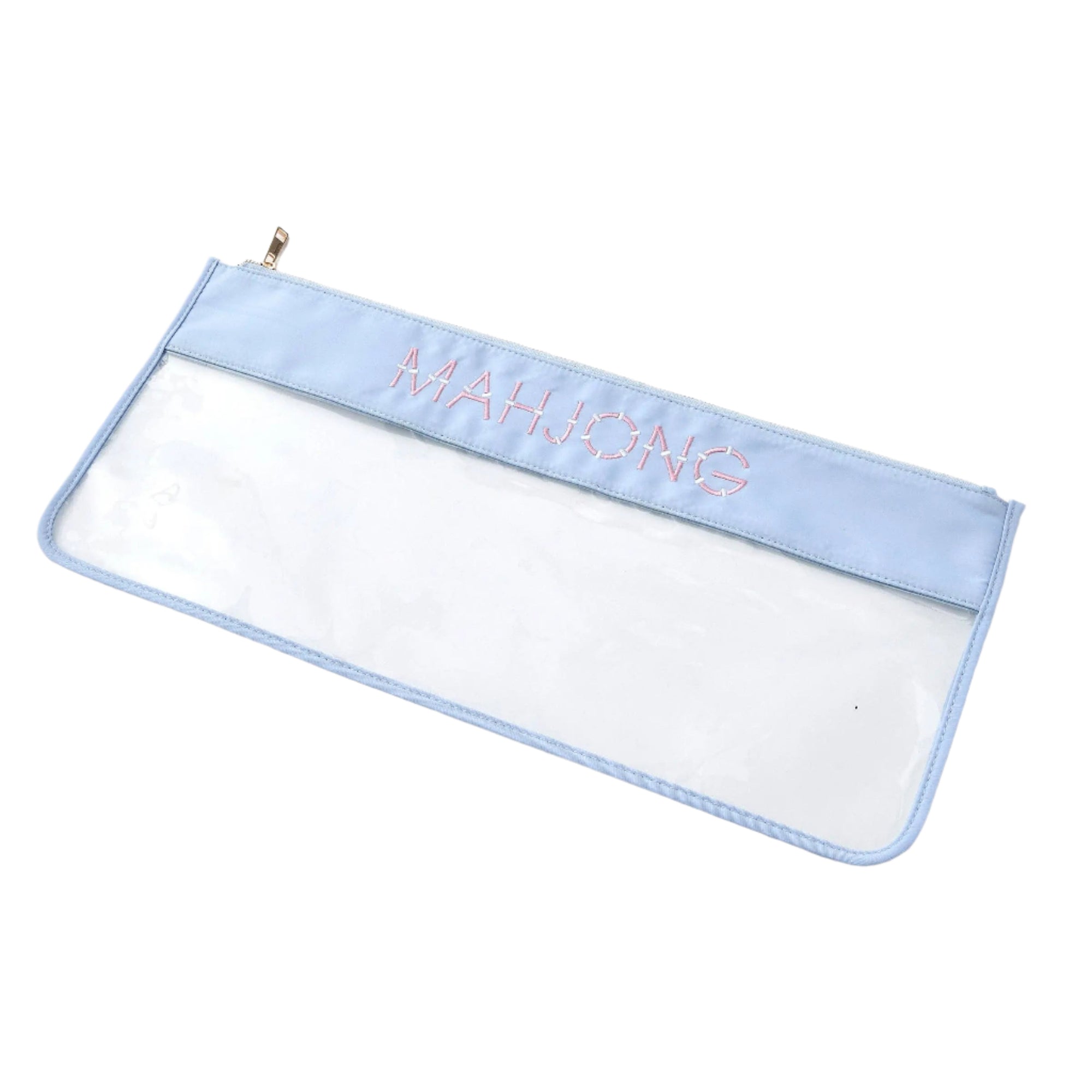 Light Blue Bamboo Mahjong Bag Oh My Mahjong