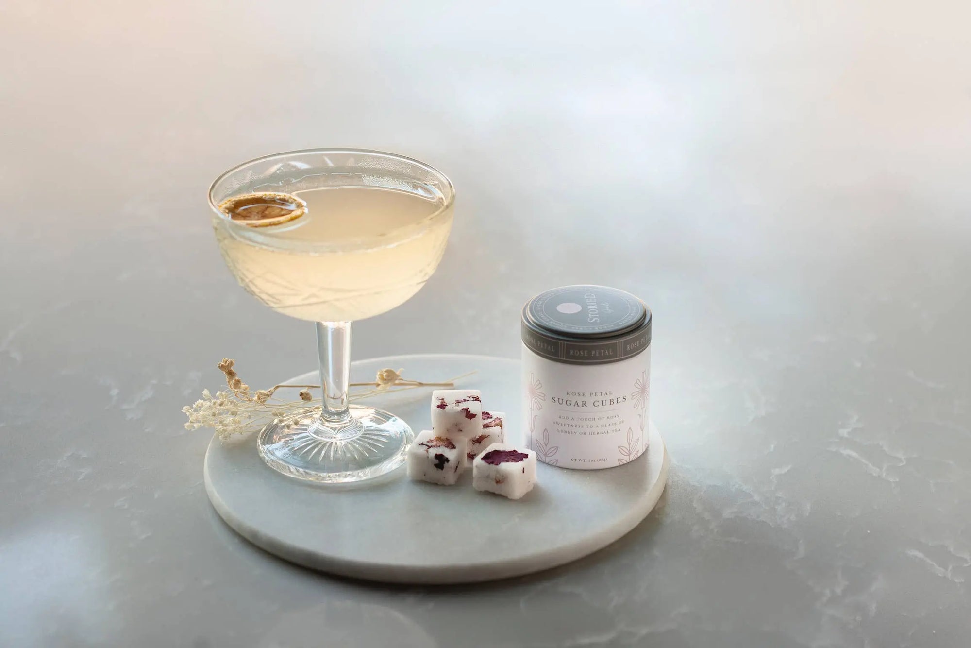 Storied Goods Rose Petal Sugar Cubes Storied Goods