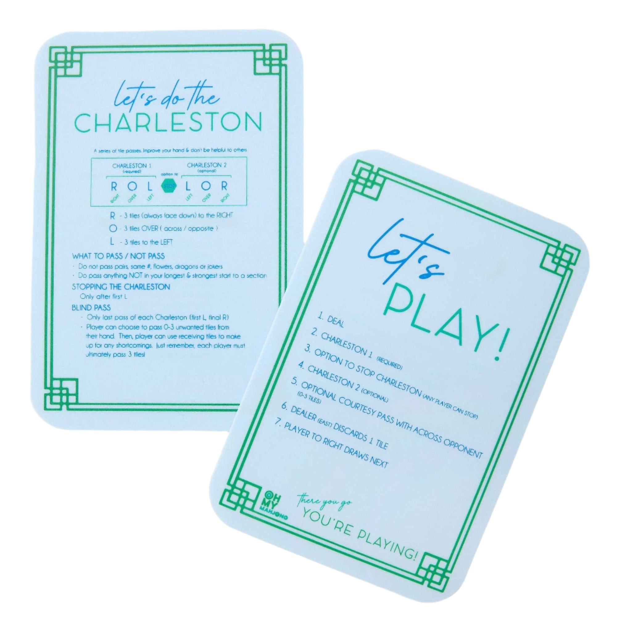 Light Blue Shuffler Oh My Mahjong