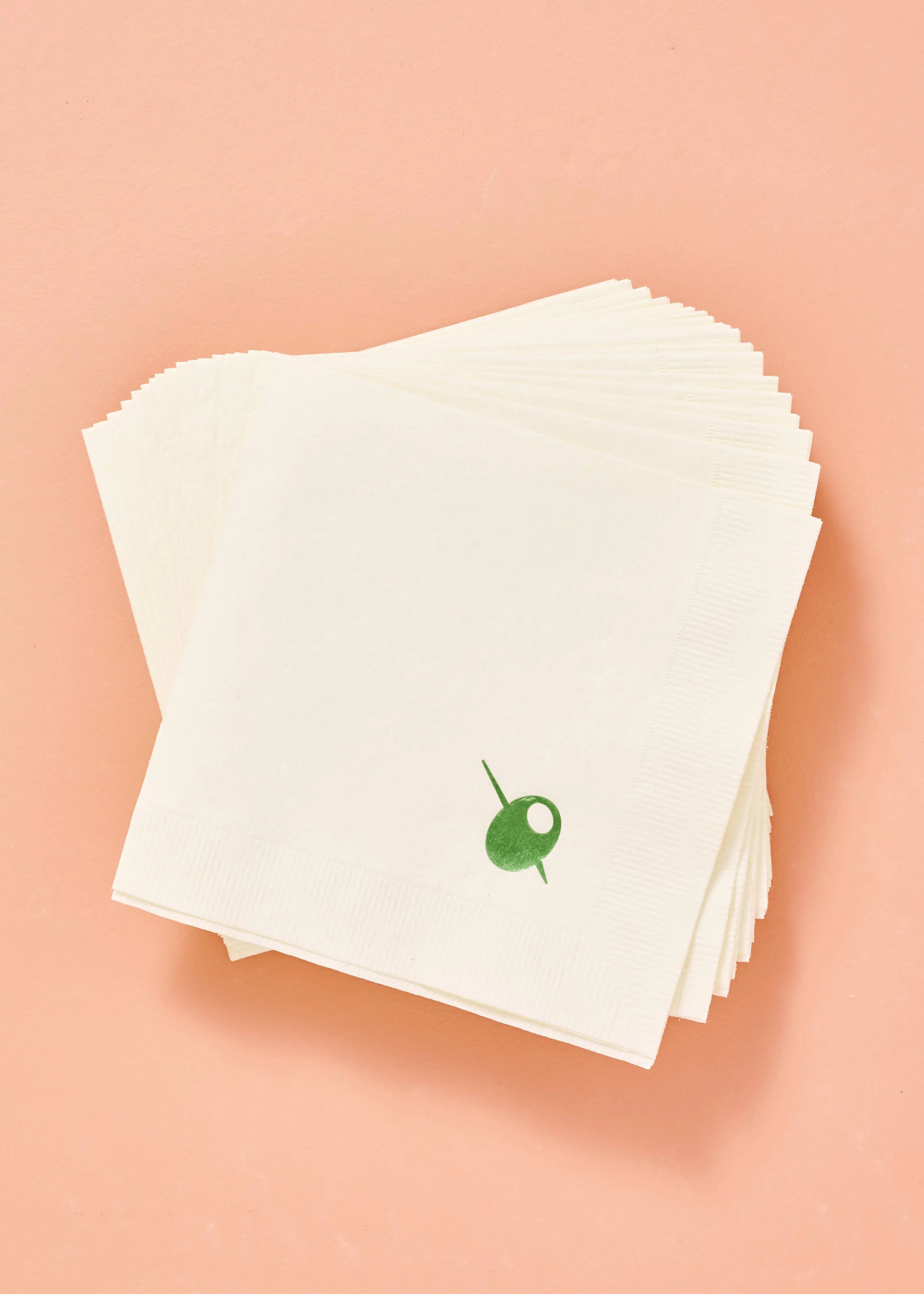 Olive Cocktail Napkins - Set of 20 One & Only Paper