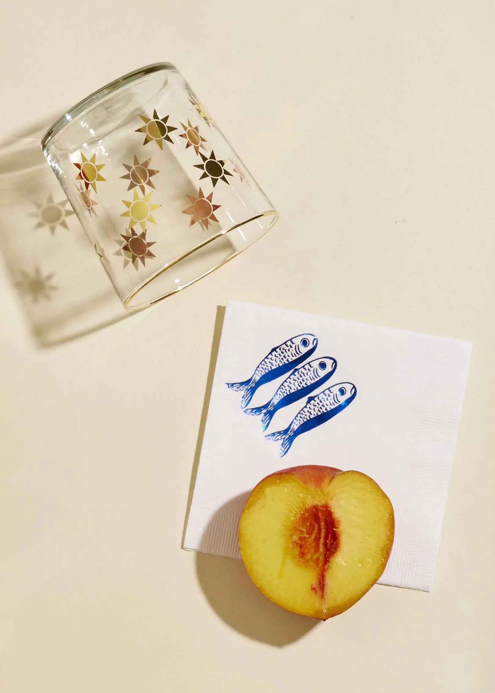 Sardines Cocktail Paper Beverage Napkin - Set of 20 One & Only Paper
