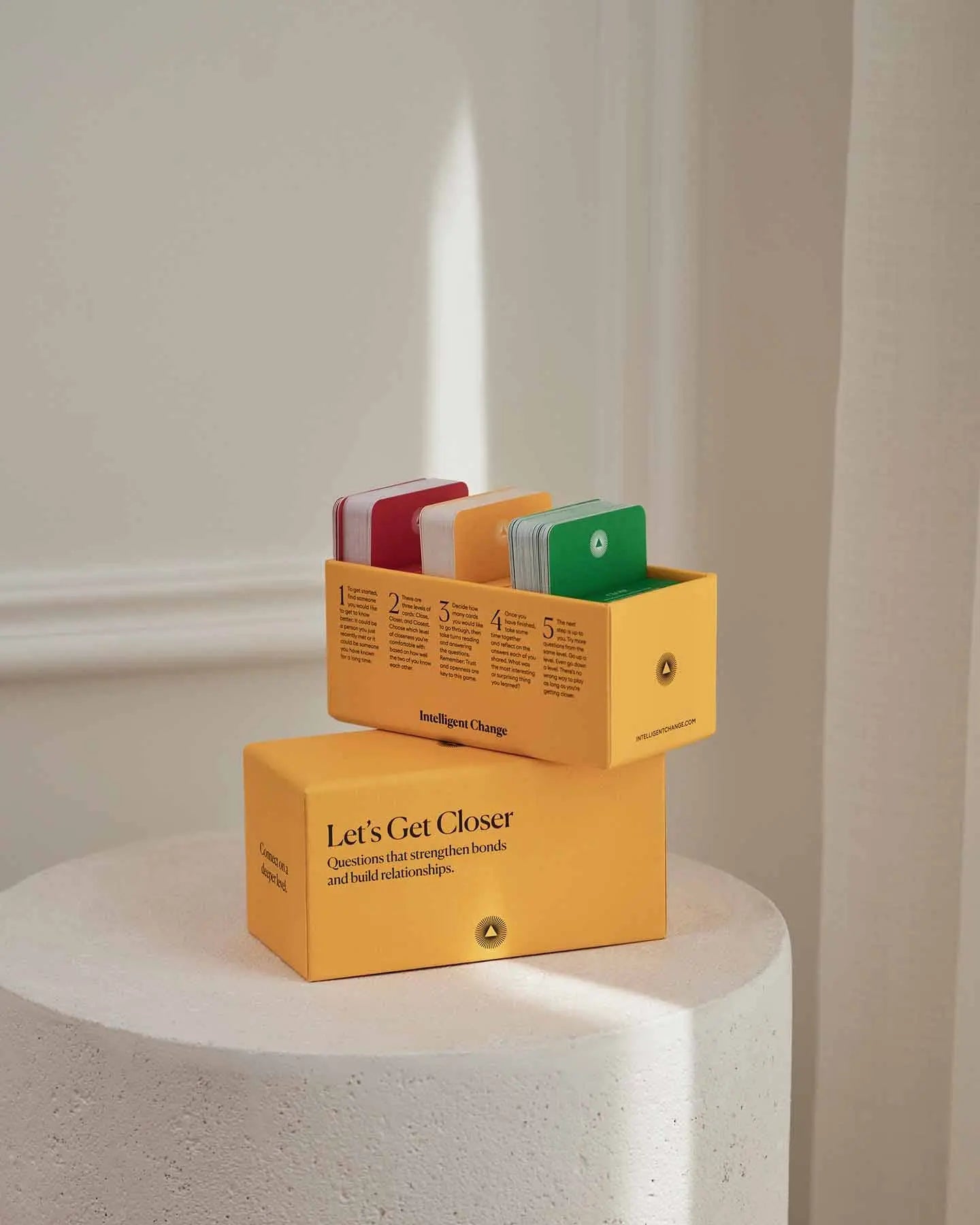 Get Closer Question Card Game - Bonding Conversation Starter Intelligent Change