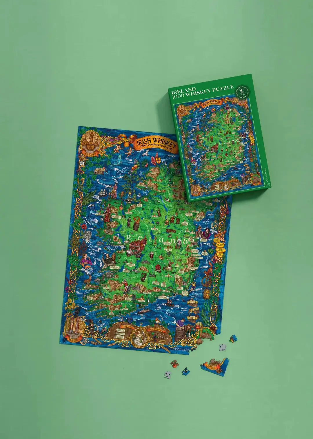 Whiskey Puzzle - Ireland Water & Wines