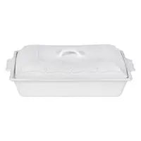 Berry & Thread Whitewash Lidded 13 Rectangular Baker"