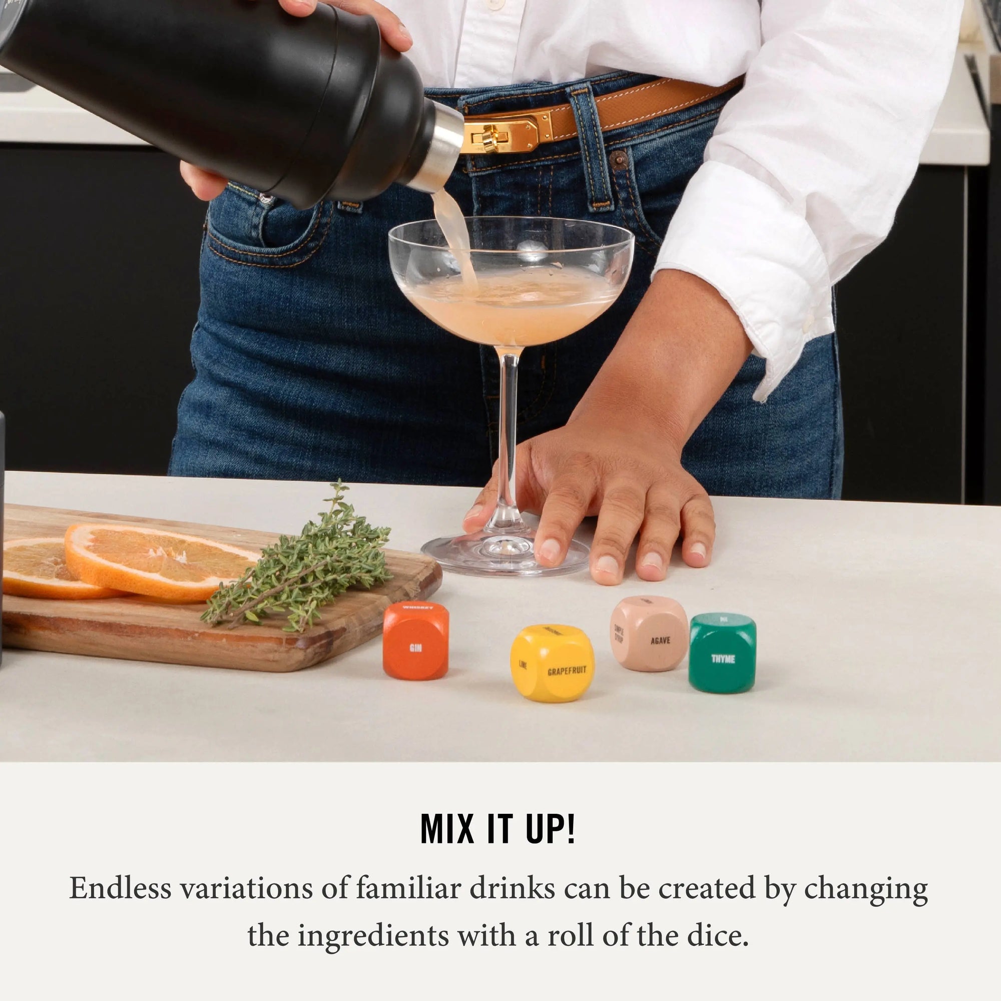 Mixology Dice - New Edition Two Tumbleweeds