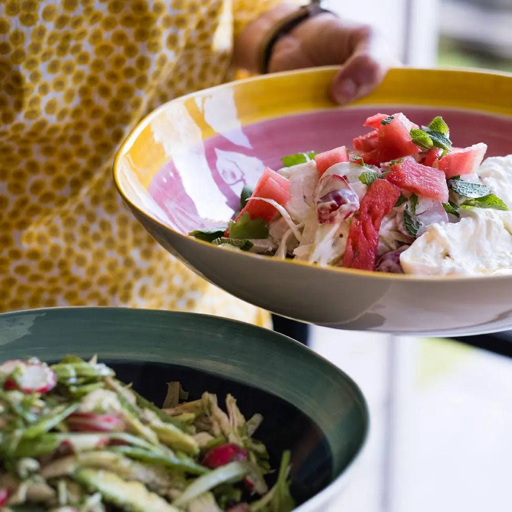 Painted Salad Bowl: Tundra Musango