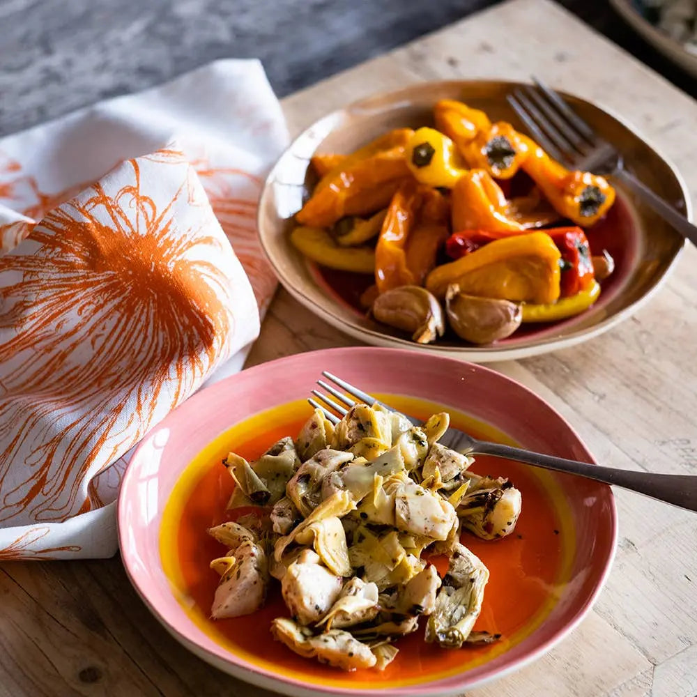 Contemporary Salad Plate: Sunrise Musango