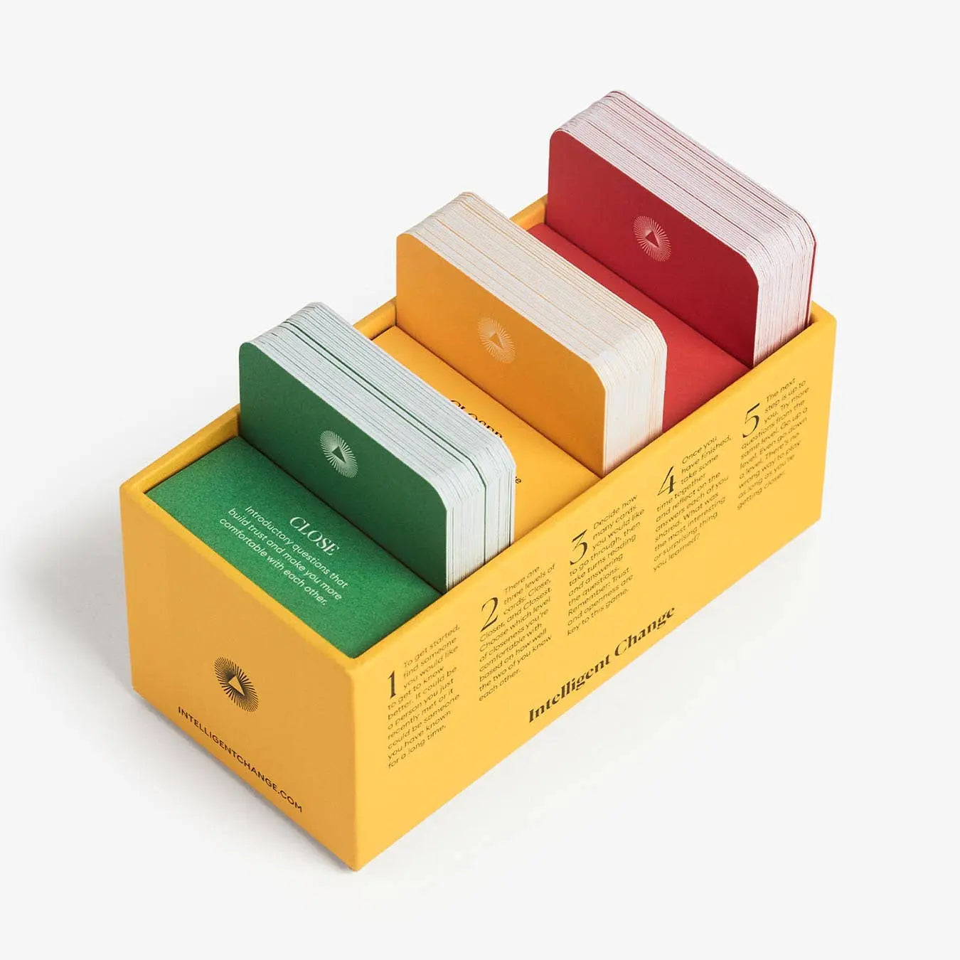 Get Closer Question Card Game - Bonding Conversation Starter Intelligent Change