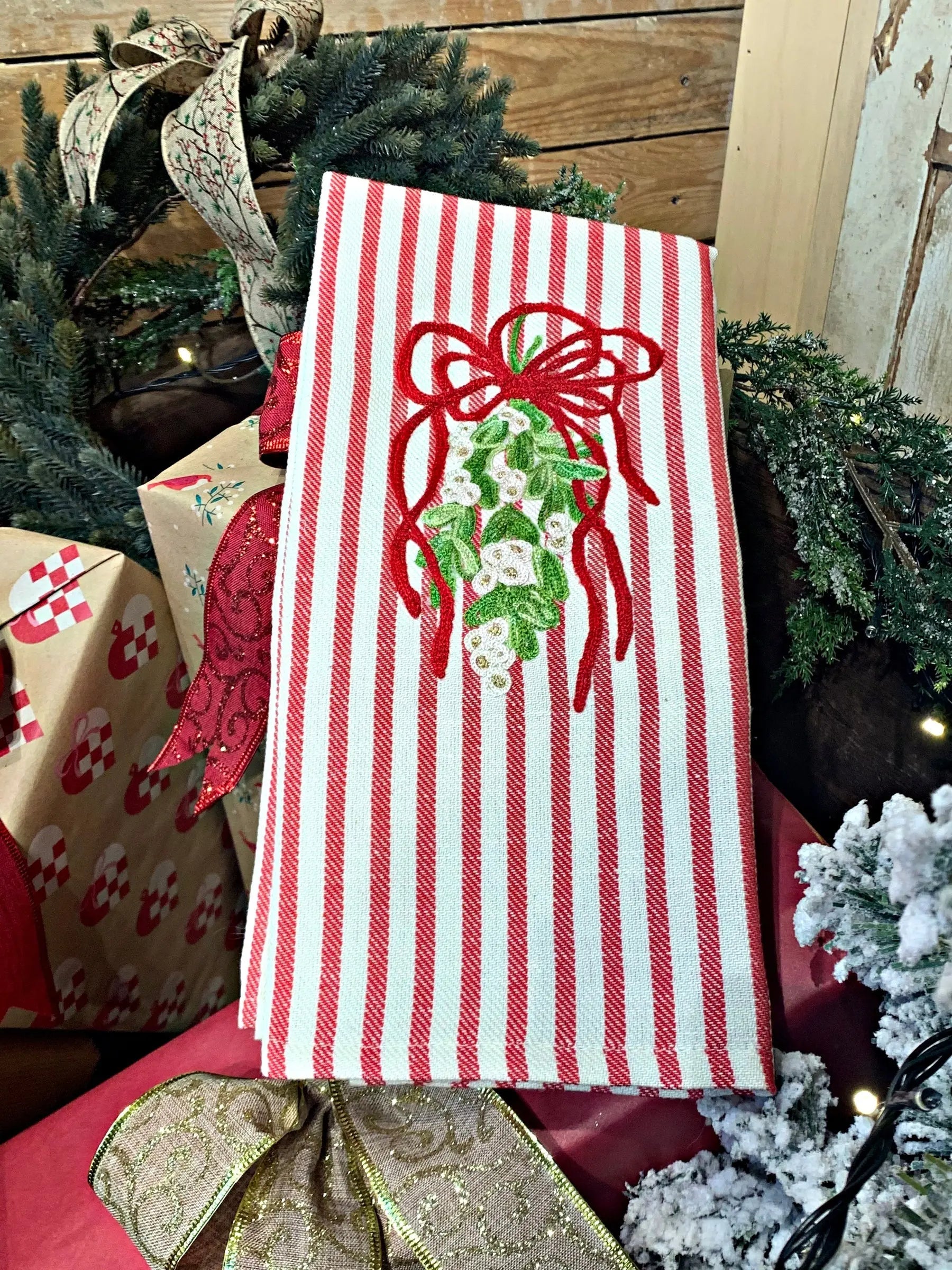 Busatti Embroidered Tea Towel Busatti