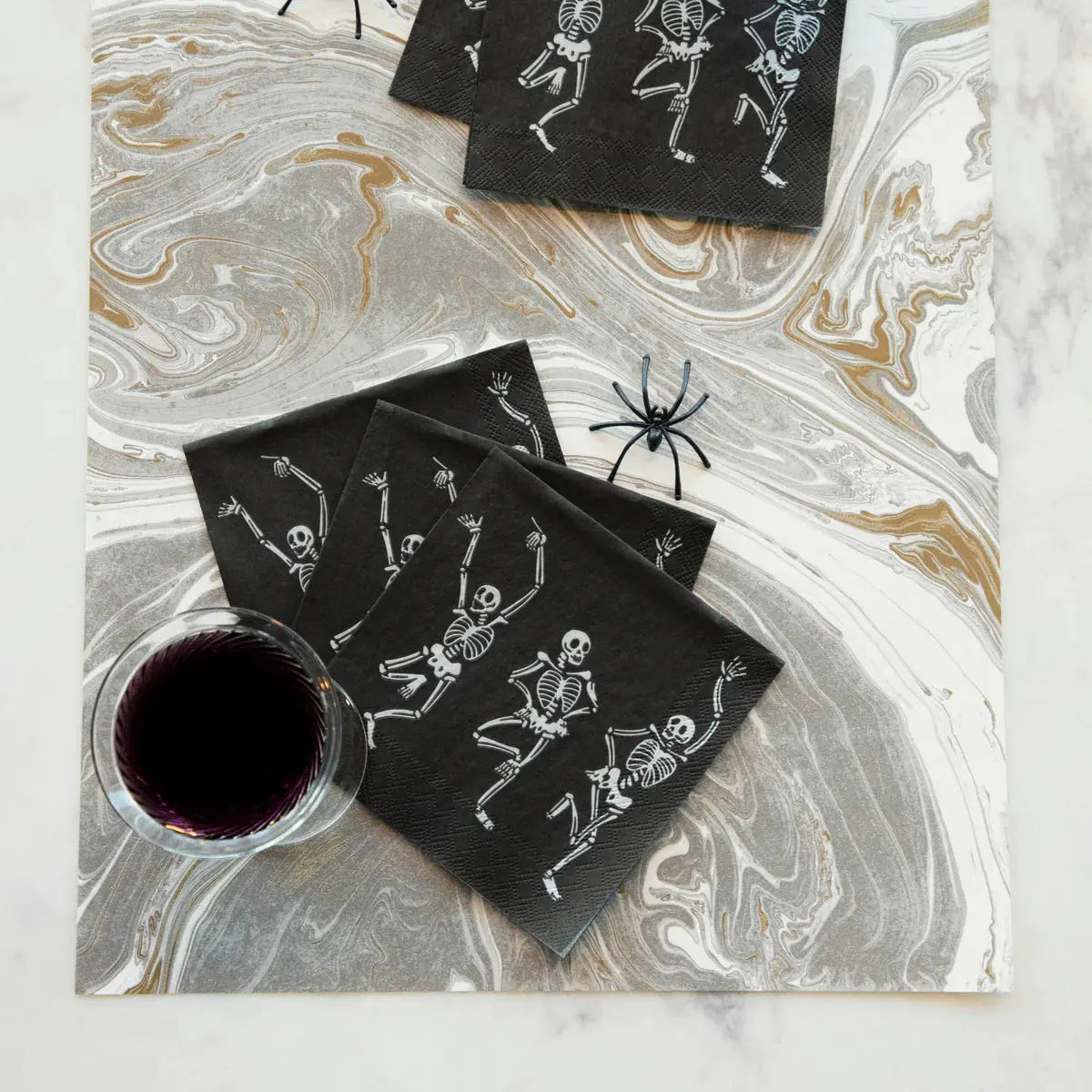 Skeleton Dance Napkins Hester & Cook