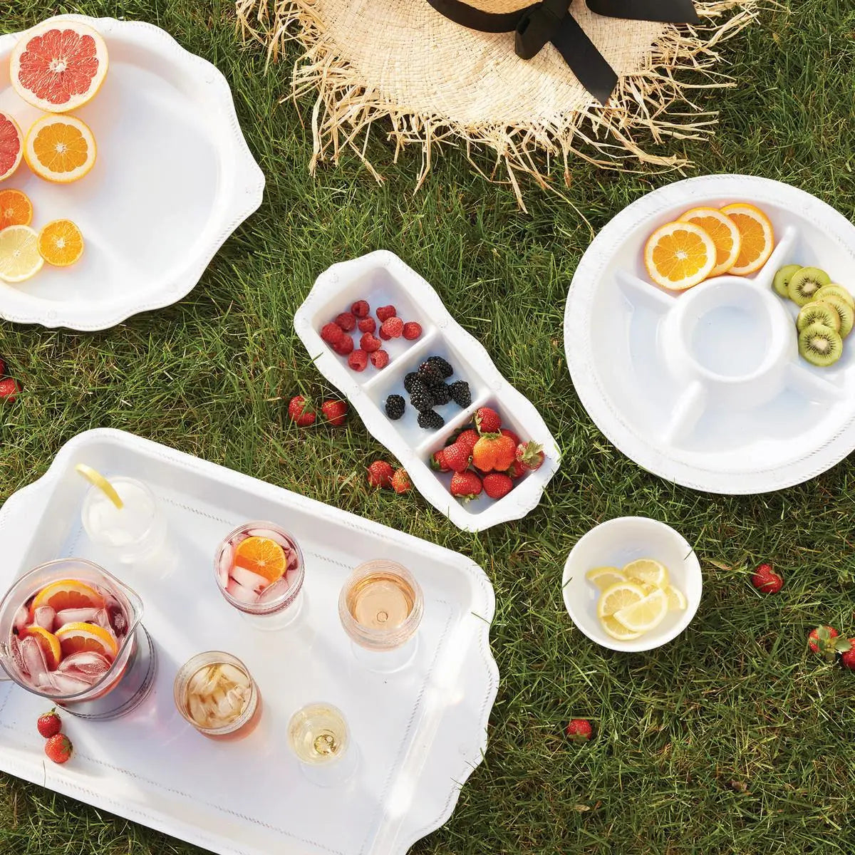 Berry + Thread Melamine Platter Juliska