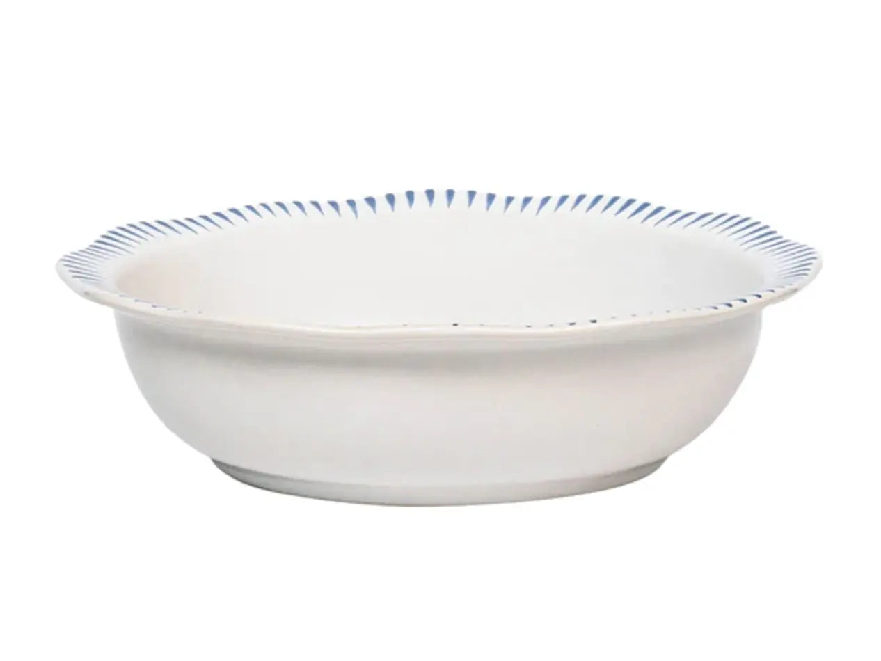 Sitio Stripe Serving Bowl Juliska