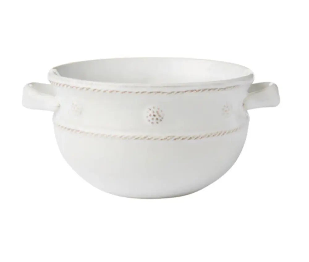 Berry + Thread Handled Soup Bowl Juliska