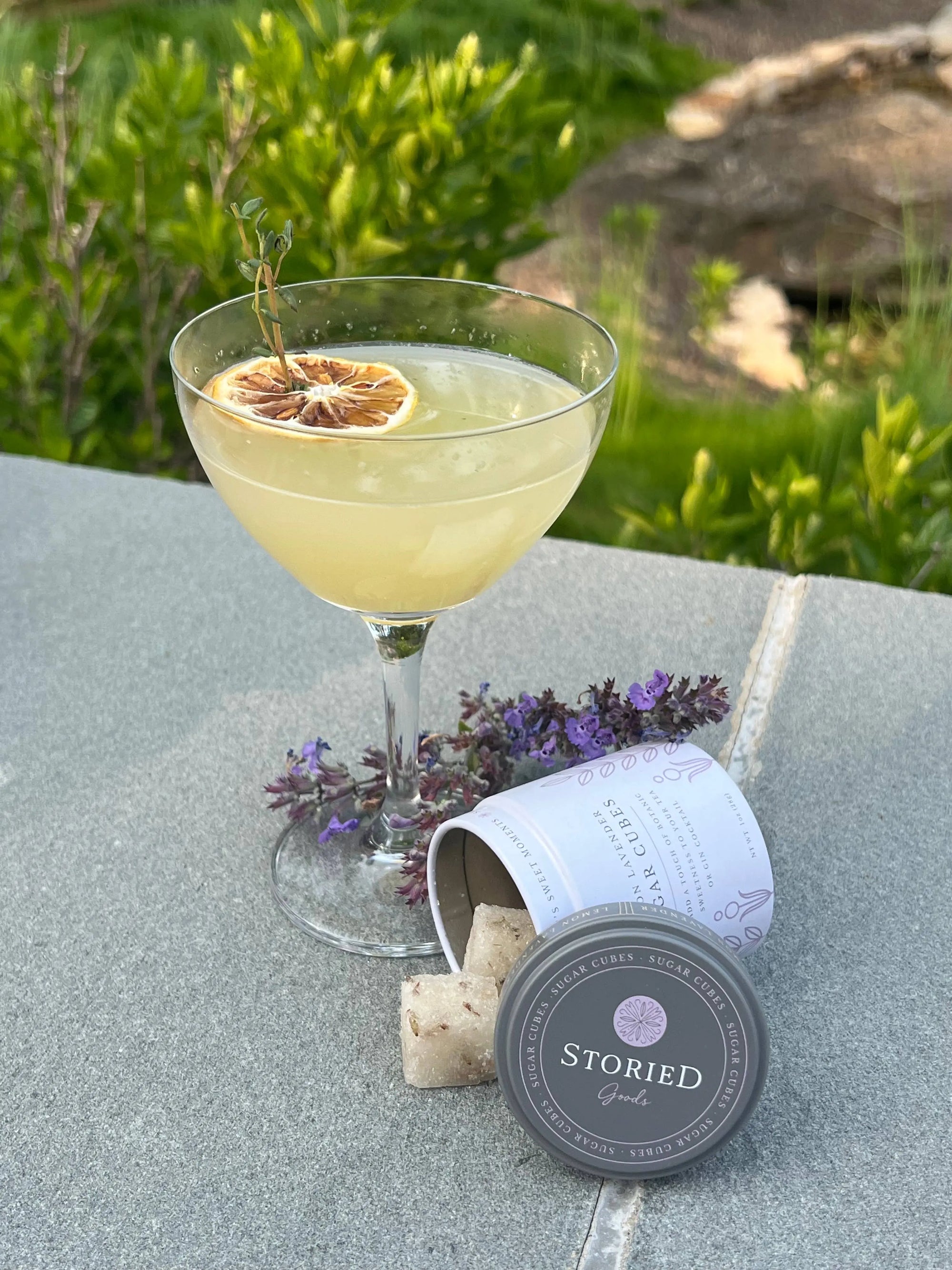 Lemon Lavender Sugar Cube Storied Goods