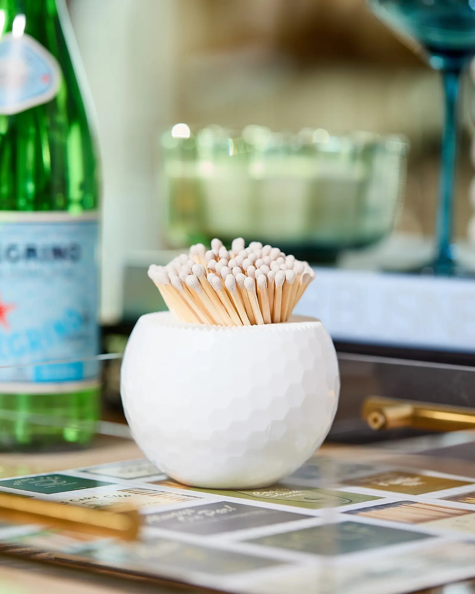 Golf Match Striker | White Matches Tart By Taylor