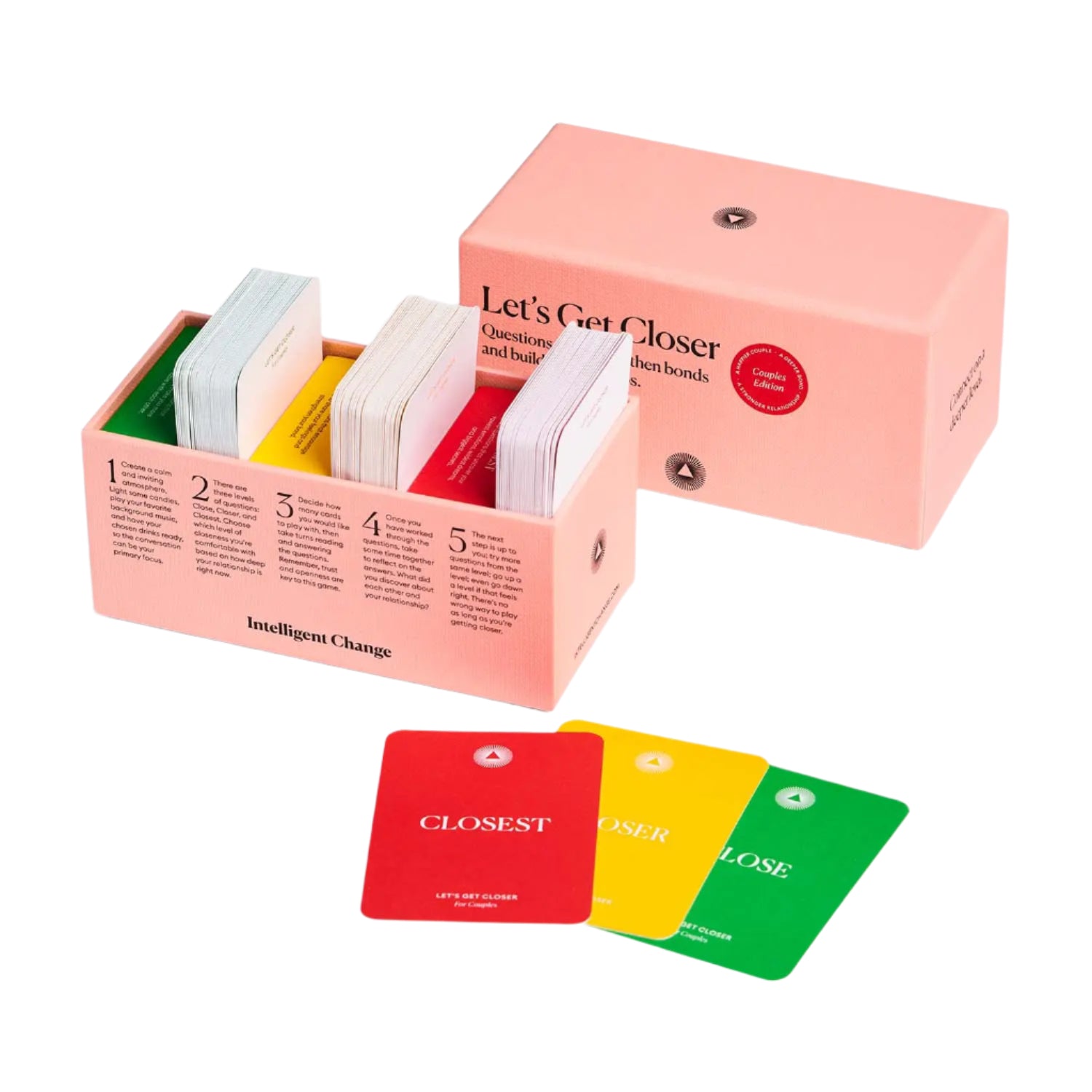 Get Closer Couples Edition - Relationship Question Card Game Intelligent Change