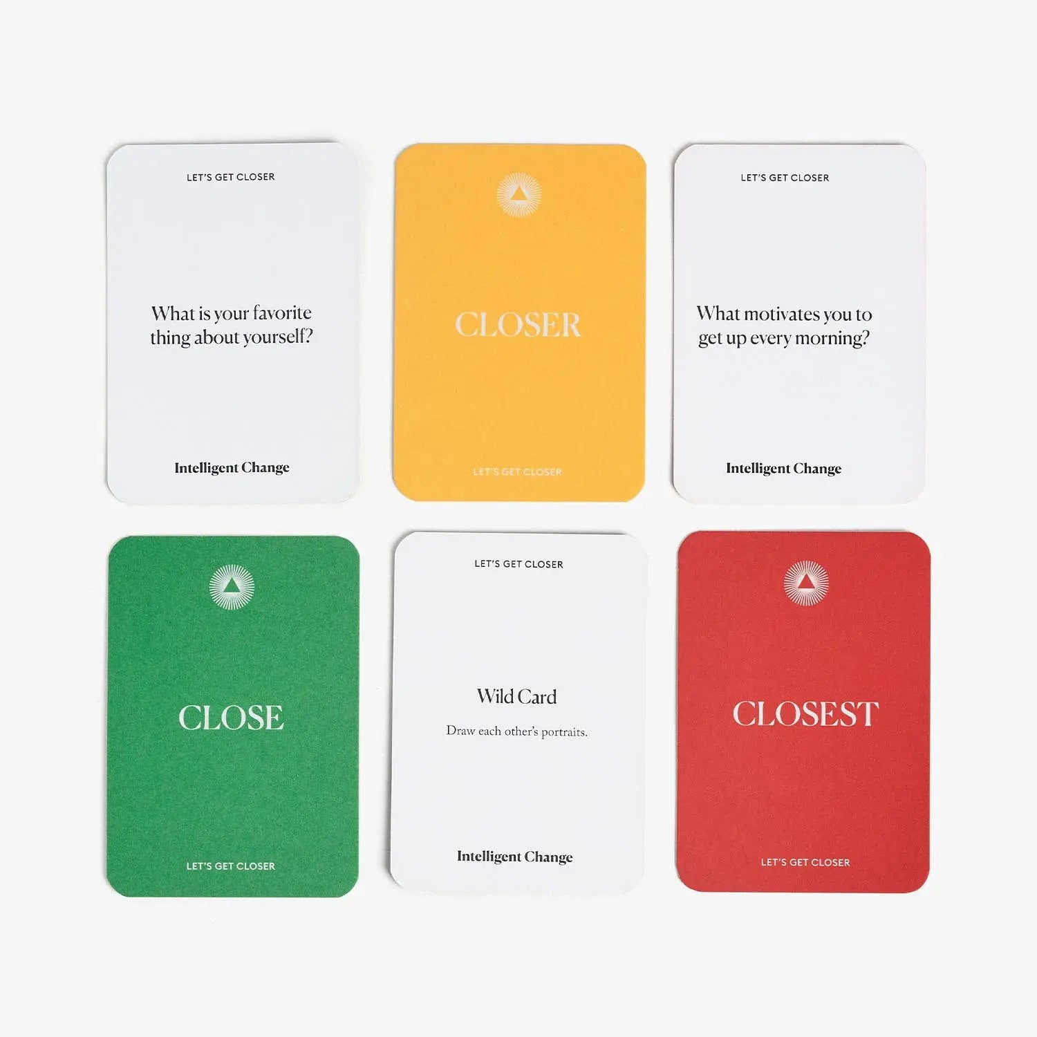 Get Closer Question Card Game - Bonding Conversation Starter Intelligent Change