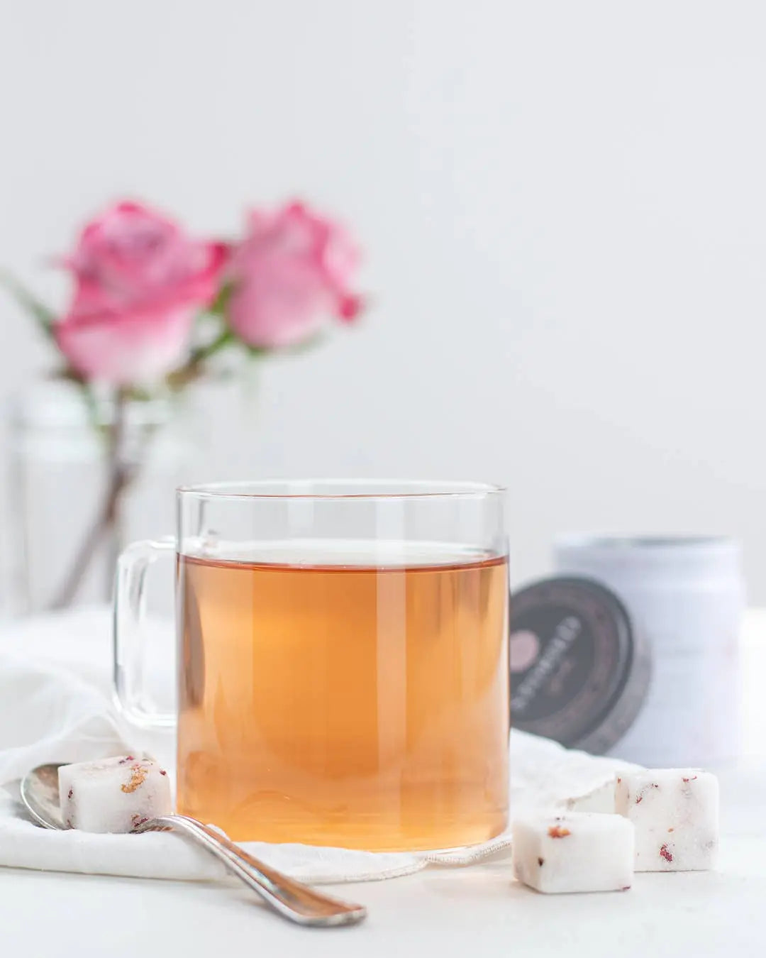 Storied Goods Rose Petal Sugar Cubes Storied Goods