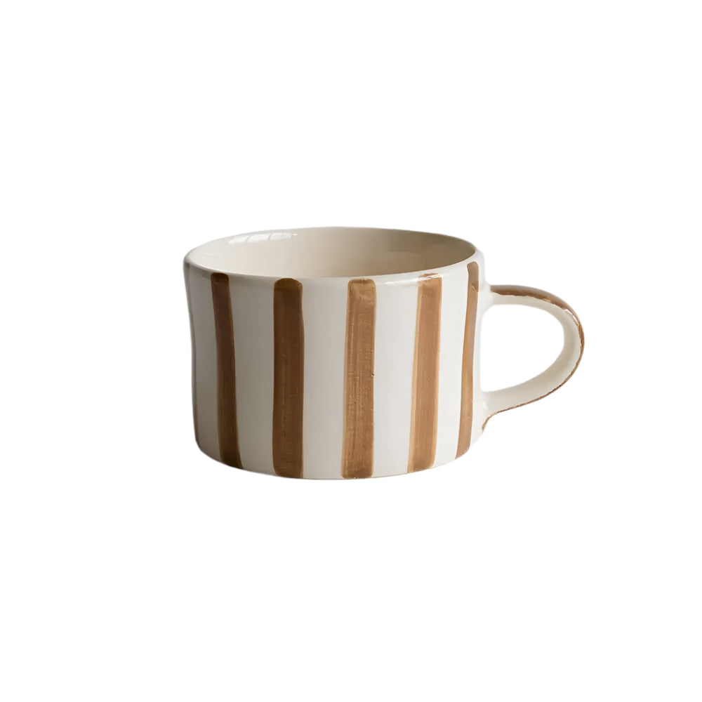 Mug in Candy Stripe: Latte Musango