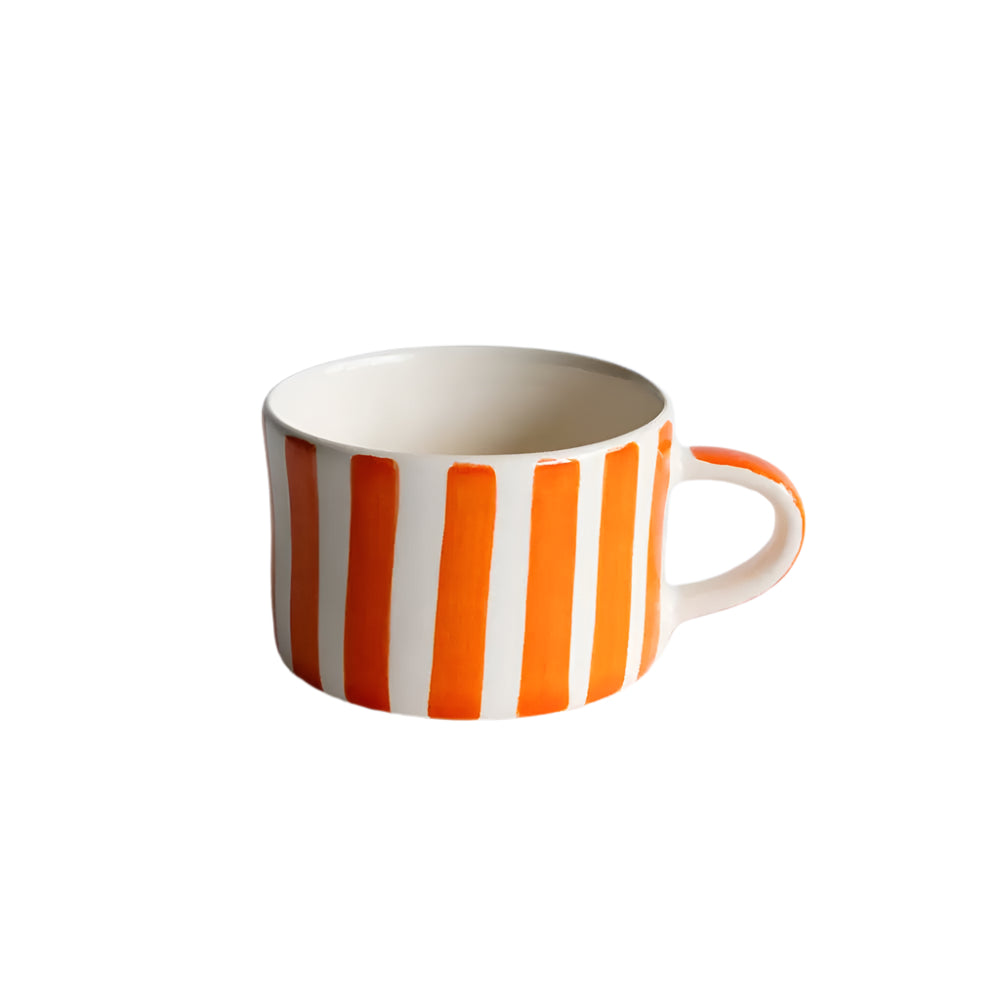 Mug in Candy Stripe: Tangerine Musango