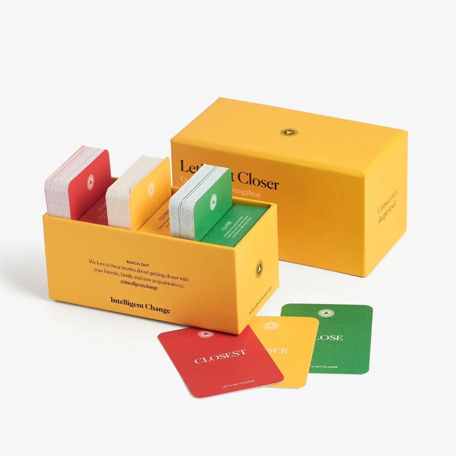 Get Closer Question Card Game - Bonding Conversation Starter Intelligent Change