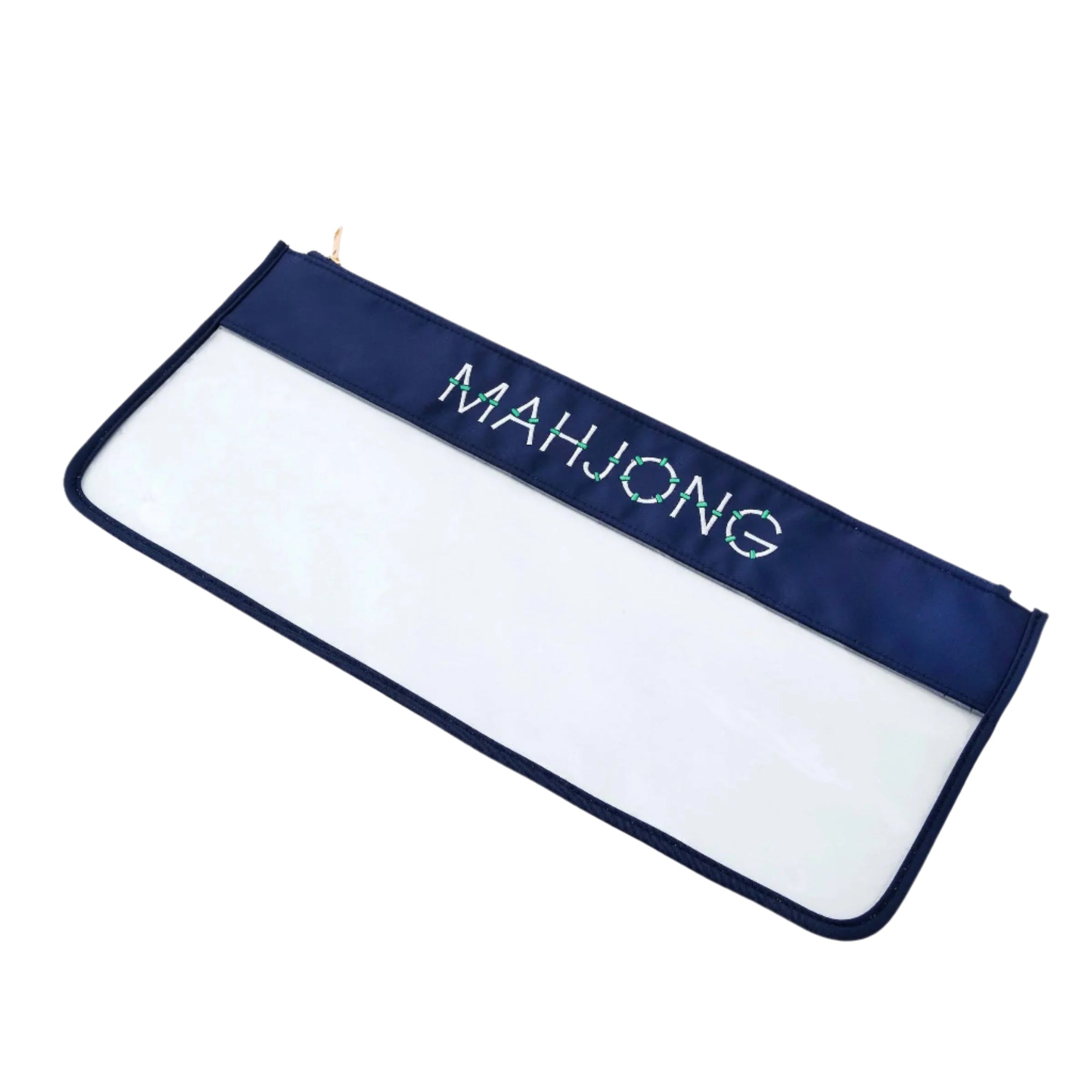 Navy Bamboo Mahjong Bag Oh My Mahjong