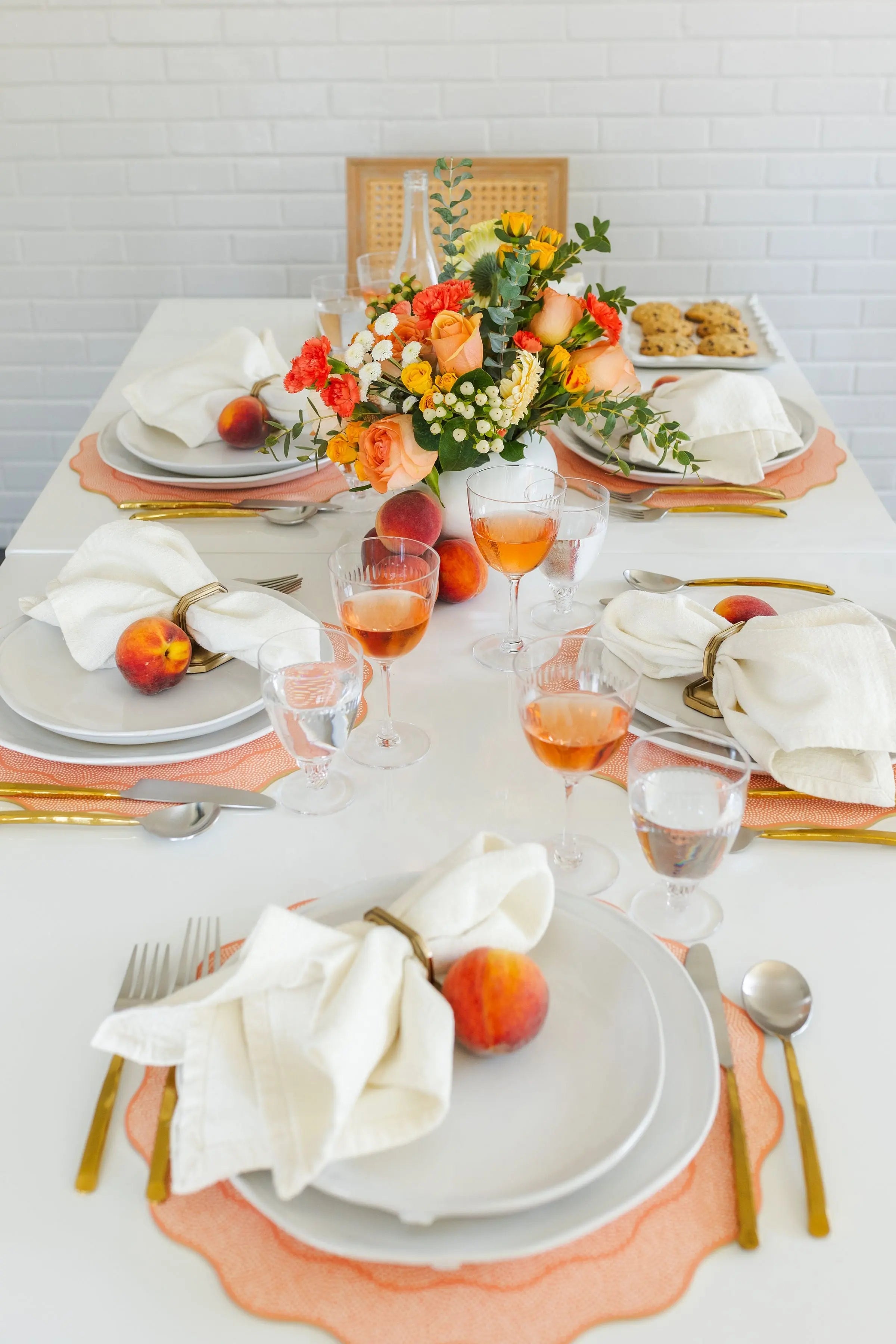Just-Peachy Home for Entertaining