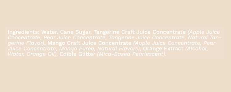 Glitter Mimosa Mixer, 16 fl oz Wood Stove Kitchen