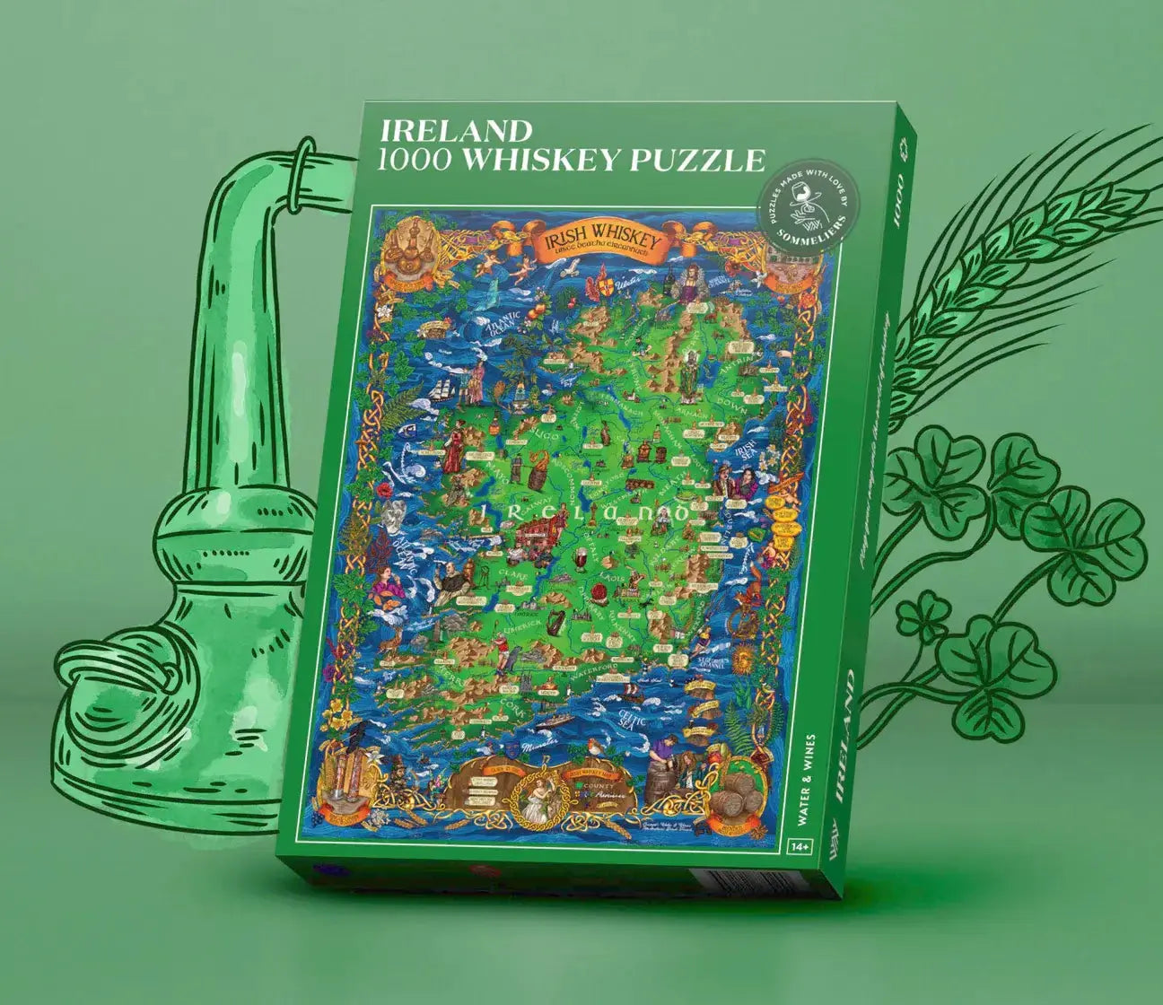 Whiskey Puzzle - Ireland Water & Wines