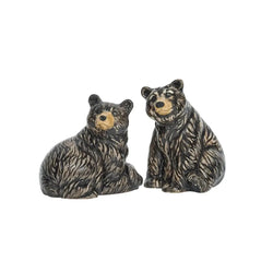 Clever Creatures Black Bear Salt and Pepper Shakers Set/2pc Juliska