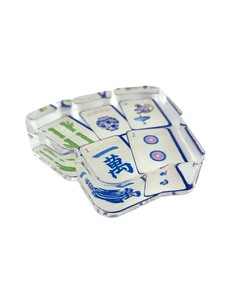 Acrylic Napkin Weight, Preppy Mahjong Maven Home