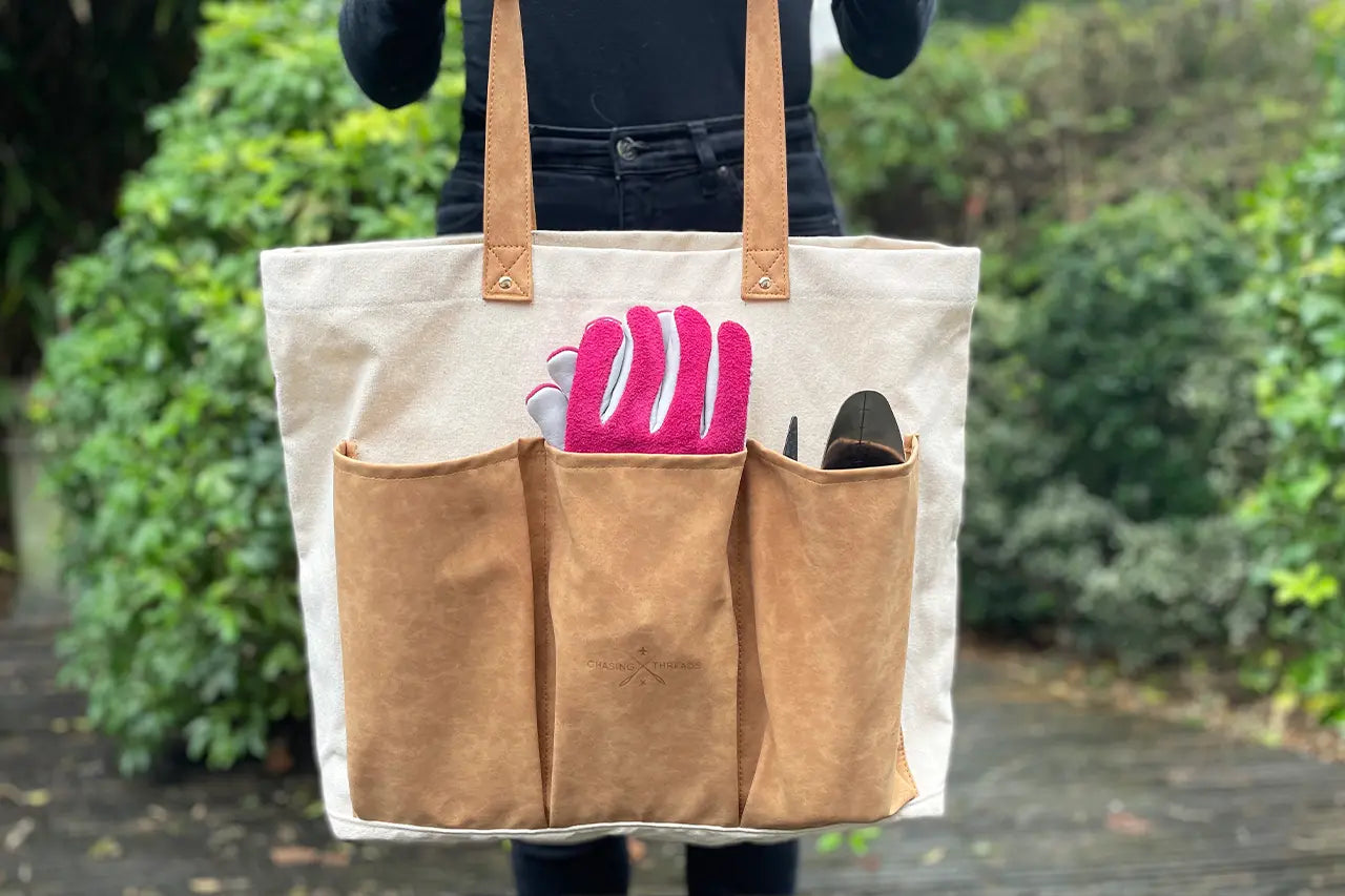 Stitch Your Vegetables Tote Bag Chasing Threads