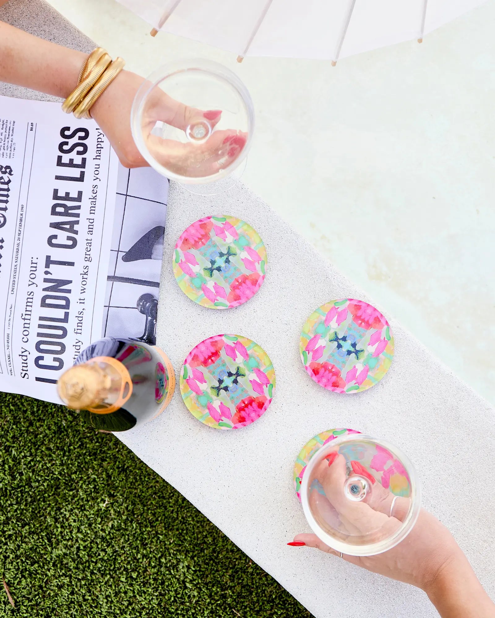 Pink Paradise Coaster | Laura Park Designs x Tart By Taylor Tart By Taylor