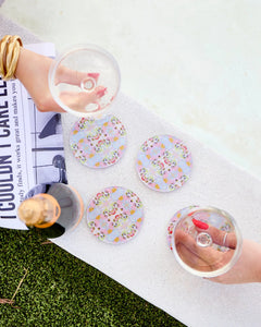 Brooks Avenue Pink Coaster | Laura Park Designs x Tart Tart By Taylor