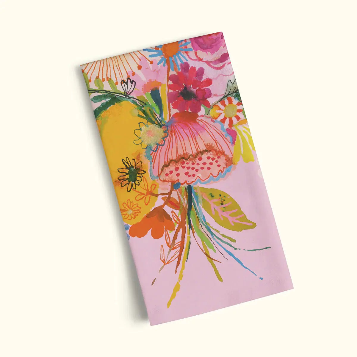 Floral Blush Tea Towel Werkshoppe
