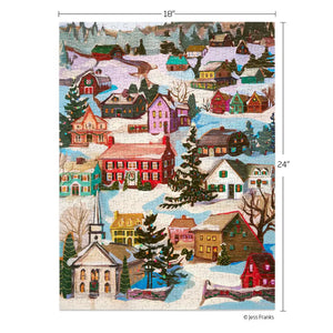 Winter Village 500 Piece Puzzle - Home for Entertaining