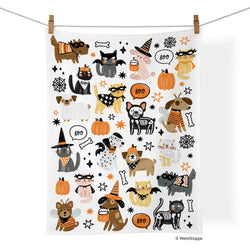 Pumpkin Patch Tea Towel WERKSHOPPE
