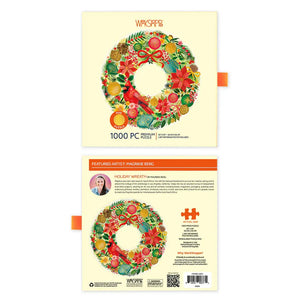 Holiday Wreath 1000 Piece Puzzle - Home for Entertaining