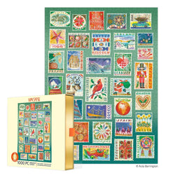 Seasonal Stamps 1000 Piece Puzzle Werkshoppe