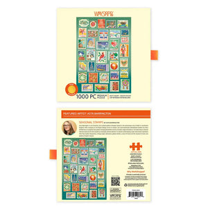 Seasonal Stamps 1000 Piece Puzzle Werkshoppe