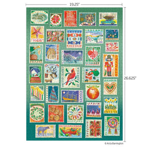 Seasonal Stamps 1000 Piece Puzzle Werkshoppe