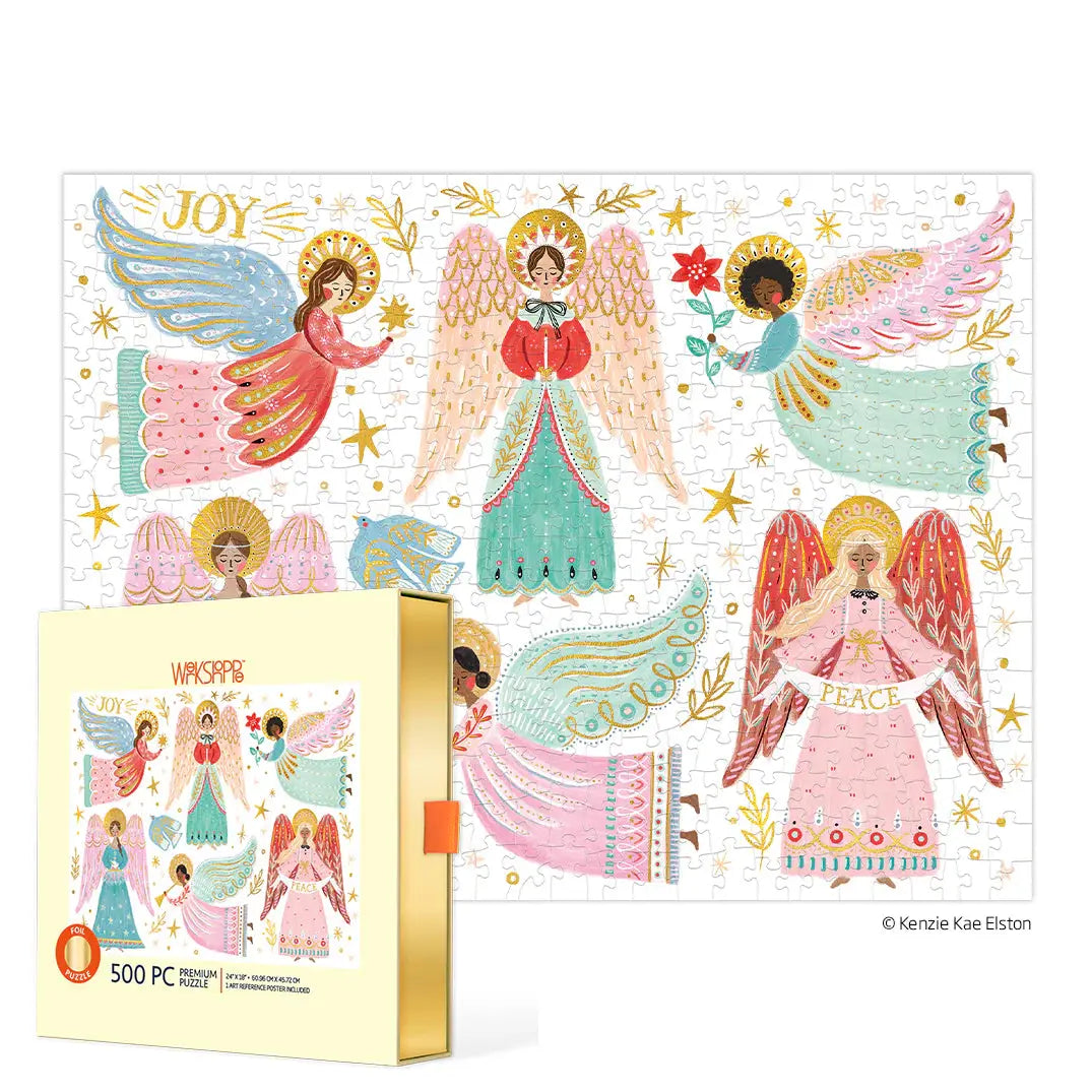 Heavenly Angels 500 Piece Puzzle - Home for Entertaining