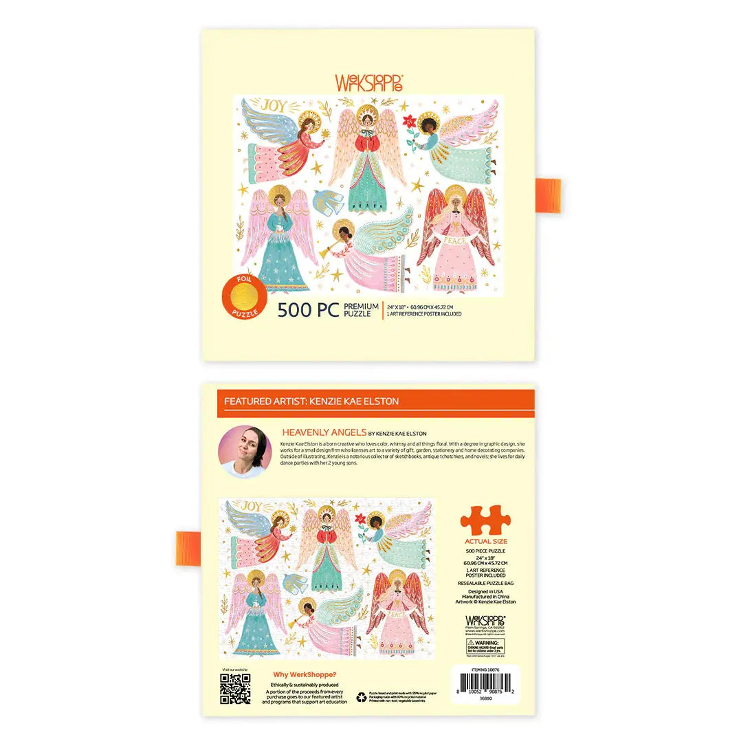 Heavenly Angels 500 Piece Puzzle - Home for Entertaining