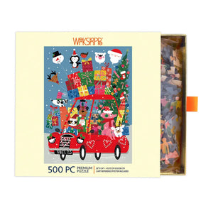 Festive Fun Car 500 Piece Puzzle WERKSHOPPE