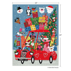 Festive Fun Car 500 Piece Puzzle WERKSHOPPE