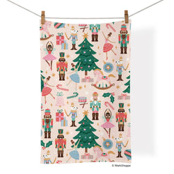 Nutcracker Ballet Tea Towel Werkshoppe